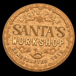 Santa's Workshop Sign